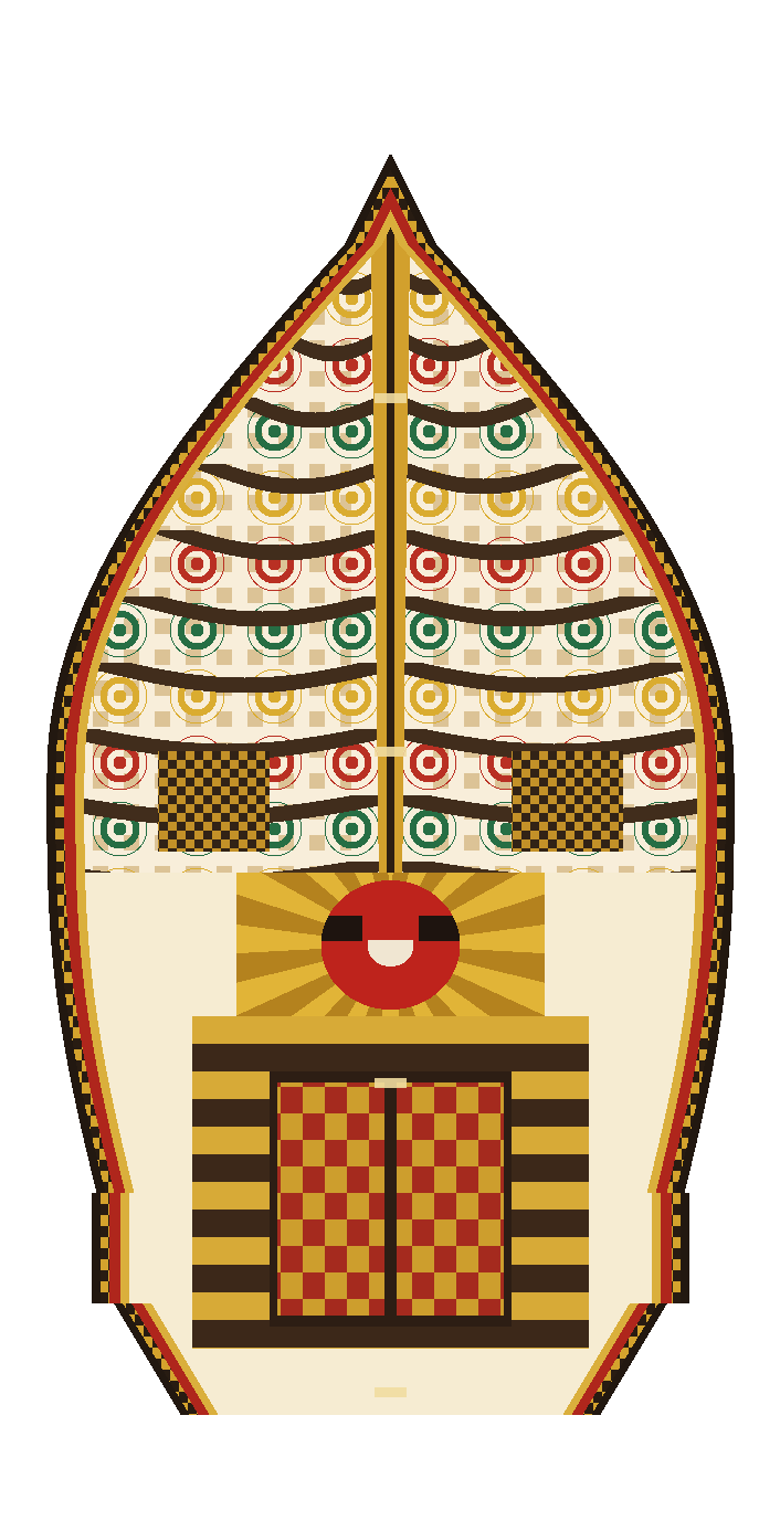 Gunungan — the tree-of-life puppet